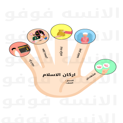 مطوية اركان الإسلام 💕