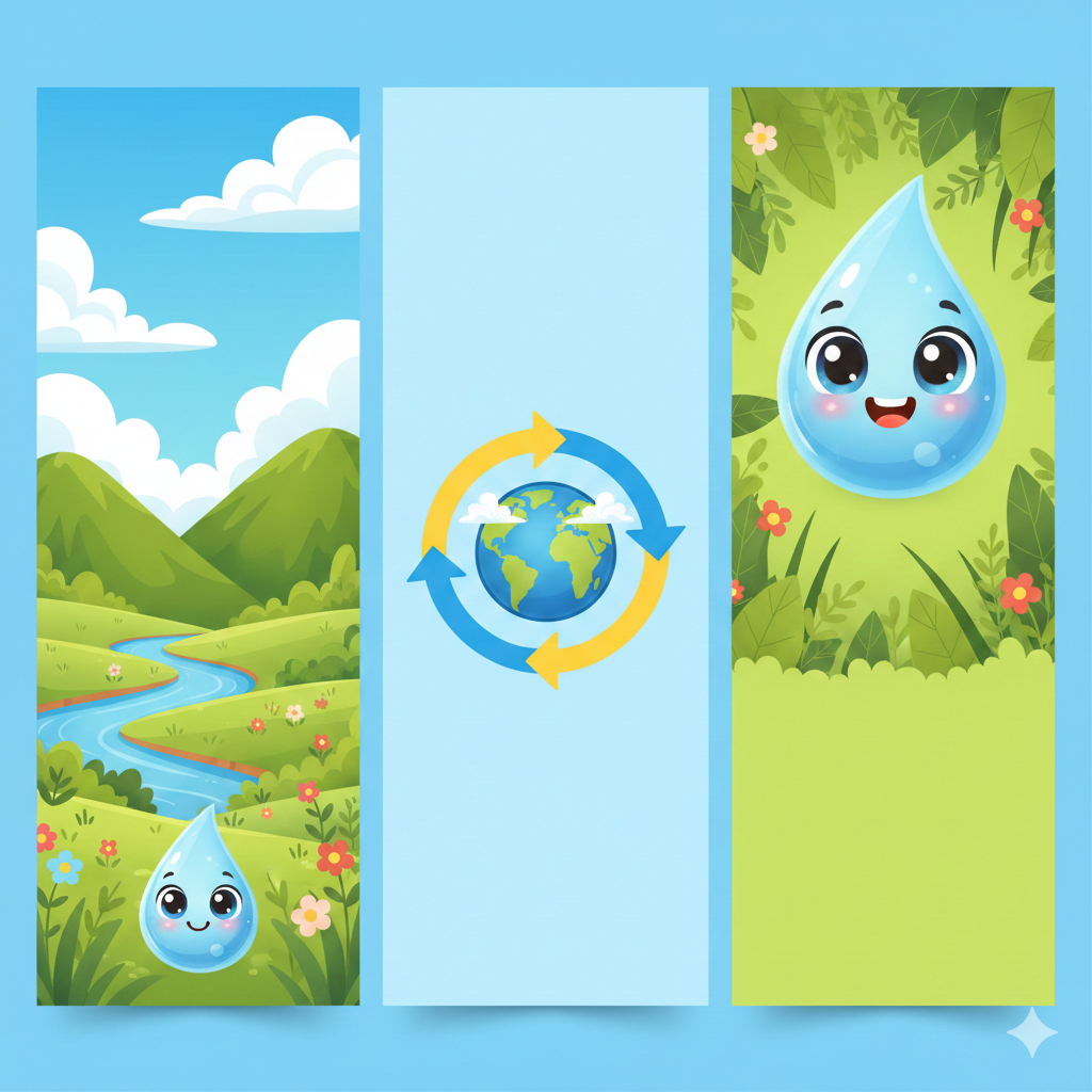 مطوية دورة الماء ثالث 